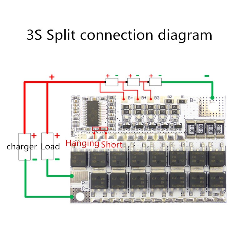 Bảng Mạch Bảo Vệ Pin 12v 16.8v 21v 100a Li-Ion Pcb (4S)