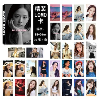 Hộp 30 lomo in hình JISOO BLACKPINK Black Pink