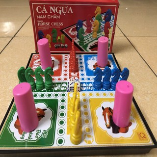 Bộ Cờ Cá Ngựa Nam Châm