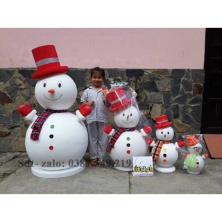 Người tuyết trang trí noel 70cm