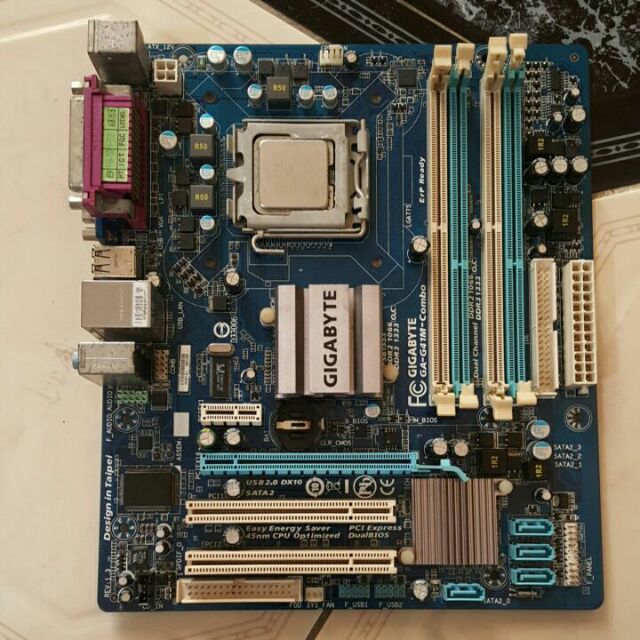 combo G31, CPU E7500, ram 2gb