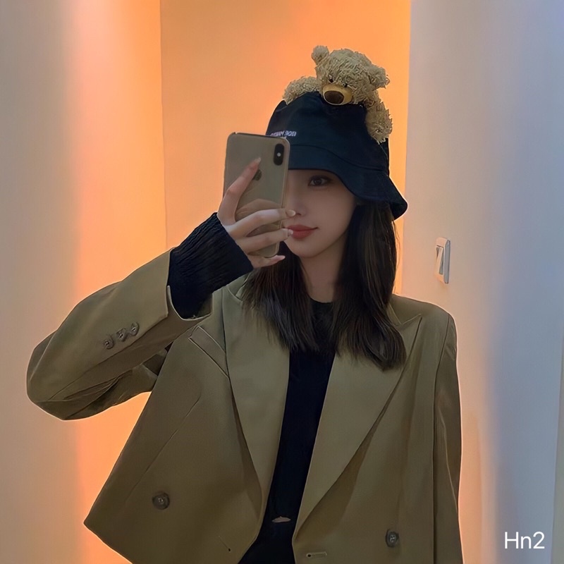 Mũ bucket gấu hot hit