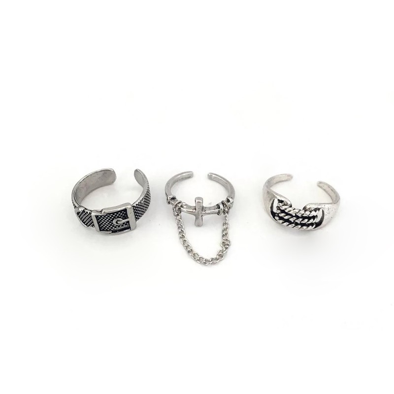 Nhẫn Cặp Thiết Kế Thắt Chéo Độc Đáo 22022