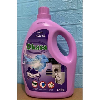 Nước giặt xả 2in1 okasa - hương blossom - can 5,4kg