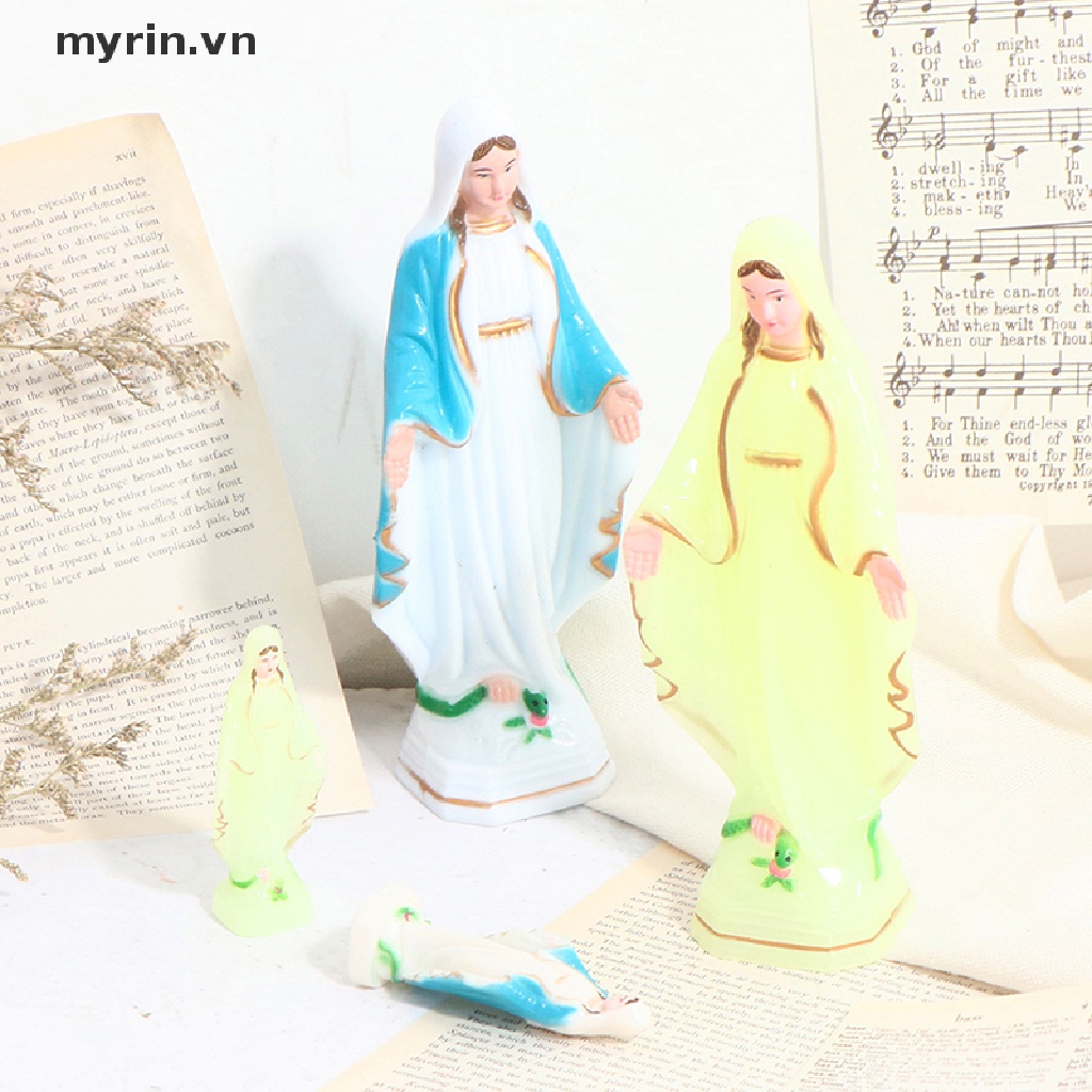 Mô Hình Tượng Công Giáo Mary Đức Mẹ Handmade Trang Trí Nhà Cửa