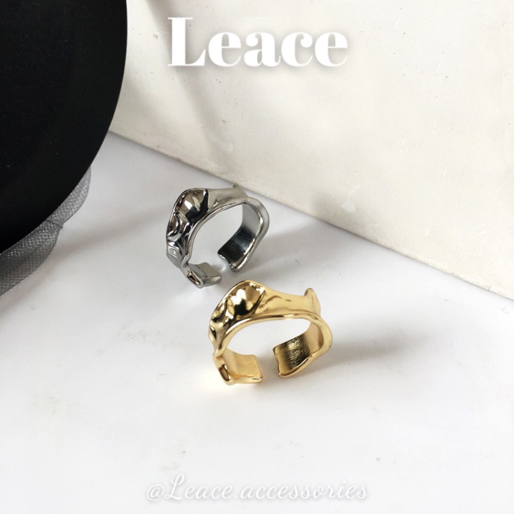 Nhẫn hở hình học độc đáo phong cách cá tính R023,024 Leace.accessories
