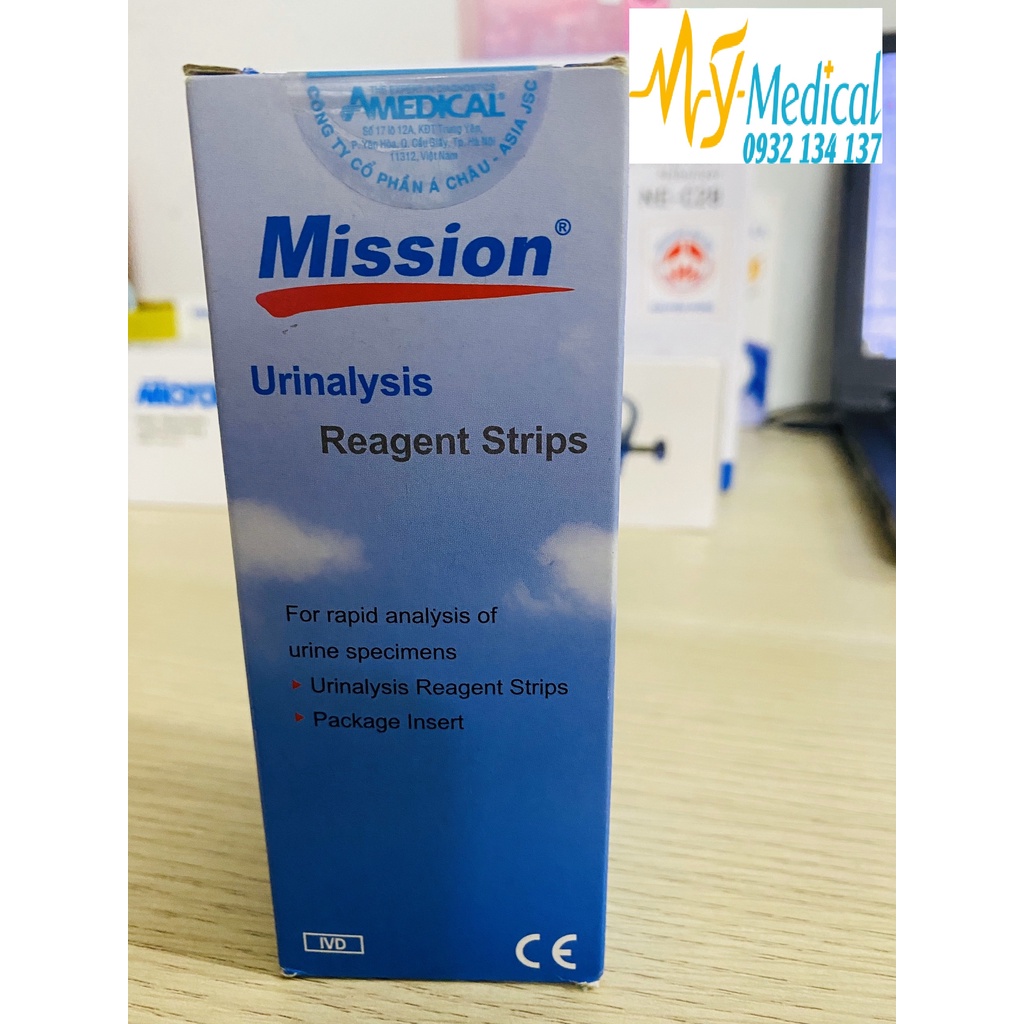 Que thử nước tiểu 10 thông số Mission