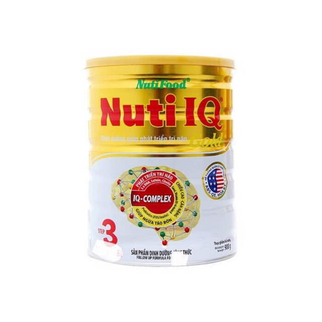 Sữa Nuti IQ gold step 3 900g