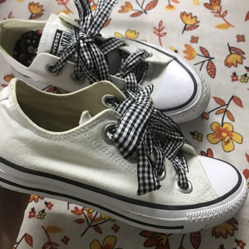 giày converse trắng size 37