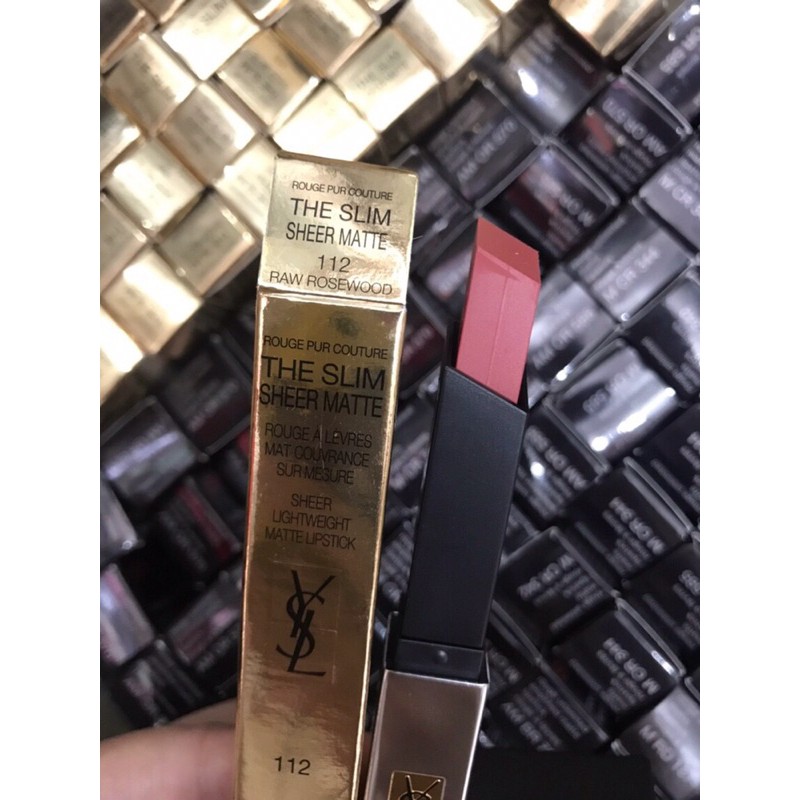 Son YSL The Slim 112 raw rosewood