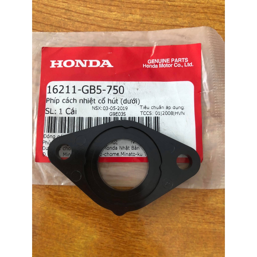 PHÍP CÁCH NHIỆT CỔ HÚT DƯỚI WAVE,DREAM CHÍNH HÃNG HONDA