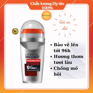 Lăn khử mùi Loreal Men Expert Invincible Man 96h Non Stop 50ml, Đức.