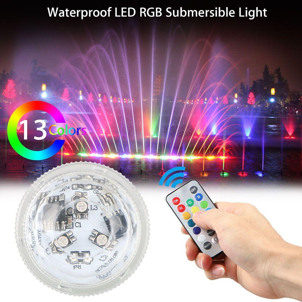 Đèn Chìm Không Dây Siêu Sáng Màu RGB Thời Trang