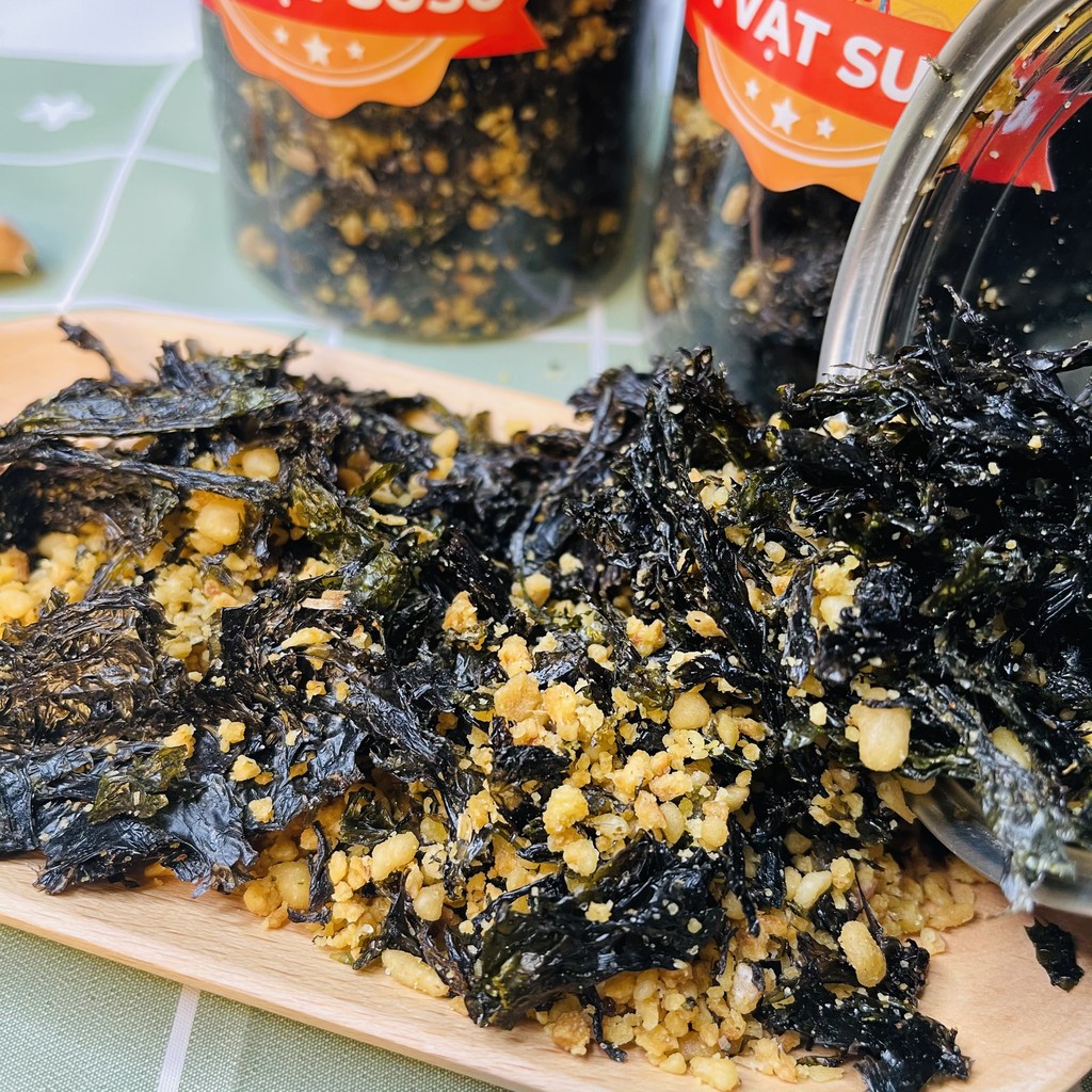 Rong Biển Cháy Tỏi Ăn Liền 150g | BigBuy360 - bigbuy360.vn