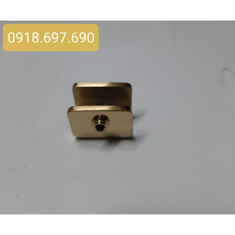 Pass U 3cm  mạ vàng PDV inox 304 cao cấp bắt kiếng 10mm