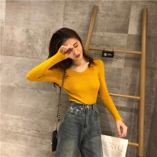Áo len thu đông dài tay (AL01)