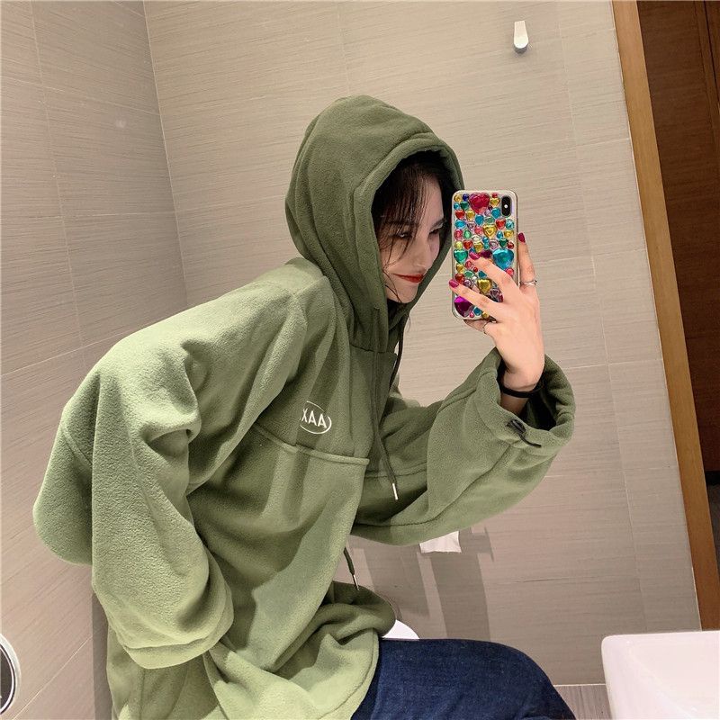(order) Áo hoodie chất lông form rộng Quảng Châu kèm hình thật | BigBuy360 - bigbuy360.vn