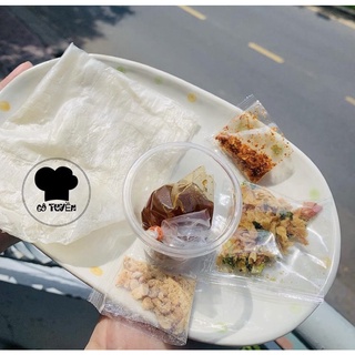 Bánh Tráng Chấm Sốt Me