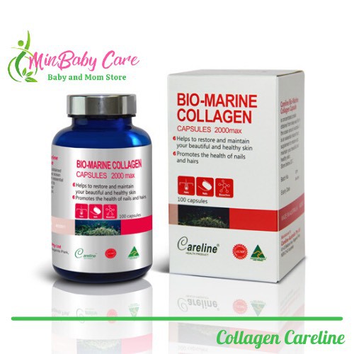 [ Chính Hãng ] VIÊN UỐNG ĐẸP DA BIO MARINE COLLAGEN CARELINE Úc