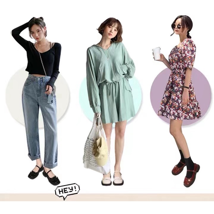 Giày Mary Jane Thời Trang Thu Đông 2022 Dành Cho Nữ