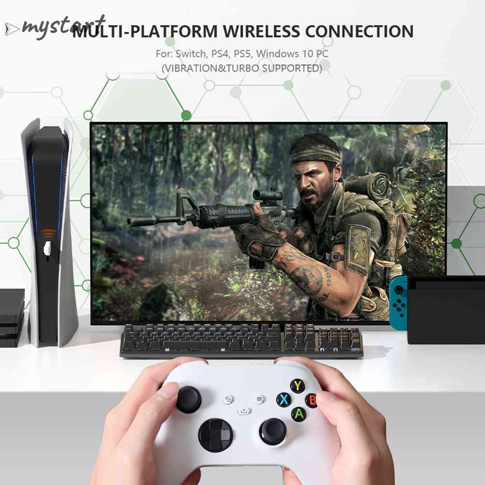 Bộ Chuyển Đổi Không Dây USB BIGBIG WON R100 Cho Windows Switch PS4 PS5 XBOX One S