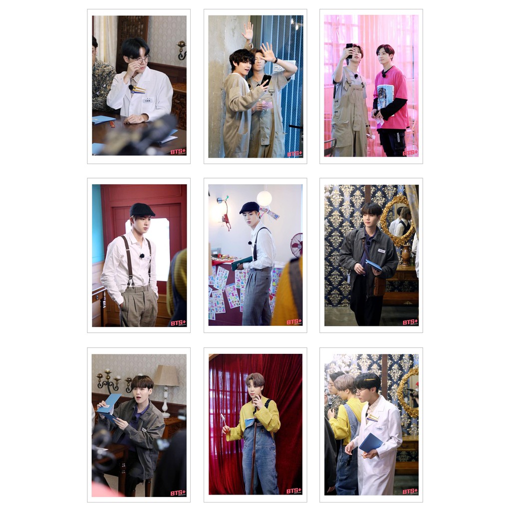 [Ép Lụa] Lomo Card BTS - RUN 2020 ( 36 ảnh )