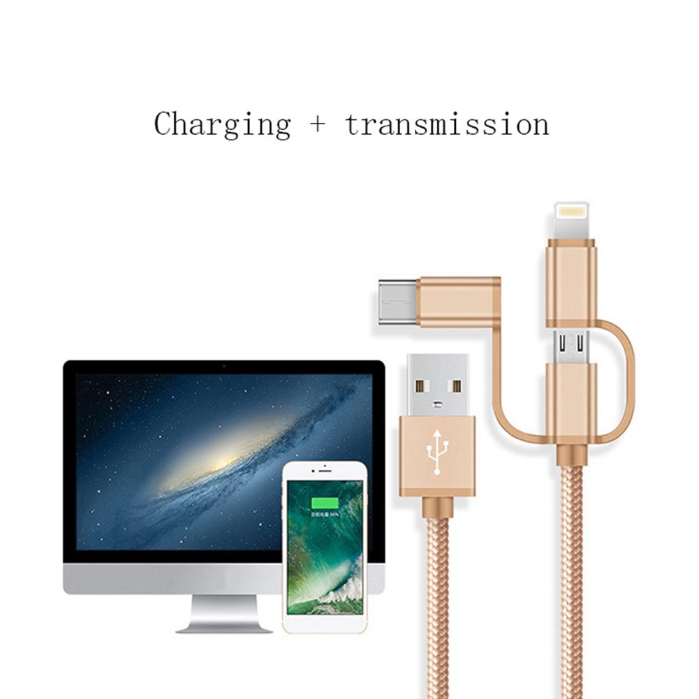 [✩On Sale!] Fast charging three-in-one data cable