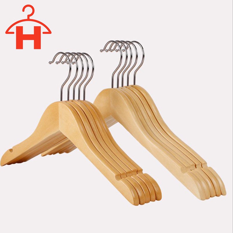 Móc Áo Gỗ Trẻ Em sơn màu vàng - Móc gỗ treo quần áo trẻ em màu vàng giá tốt