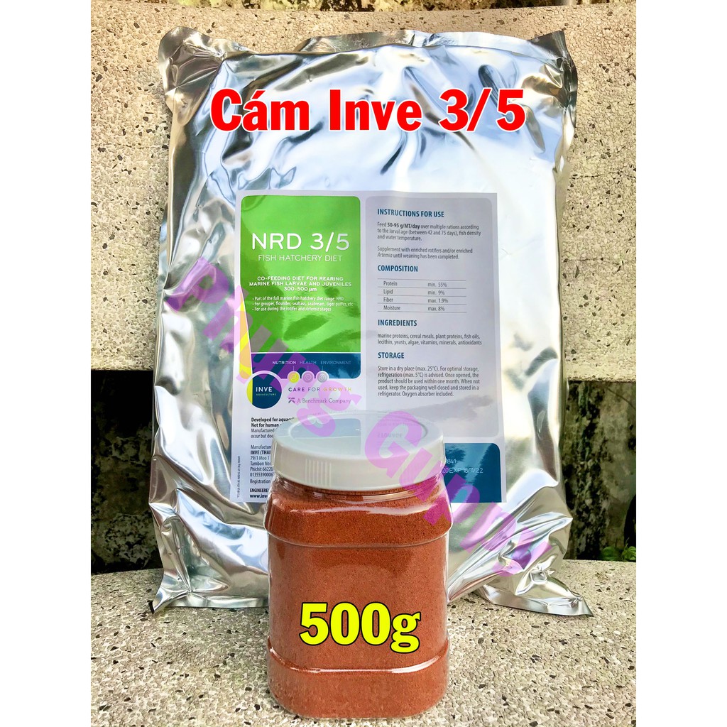Cám Thái Inve 3.5 Thức Ăn Cho Cá 7 Màu, Betta (Hủ 500g)