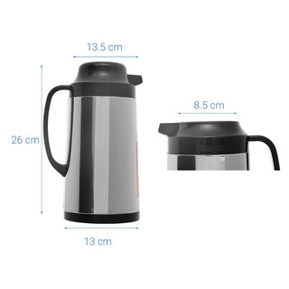 BÌNH THỦY 1 LÍT NÚT NHẤN INOX