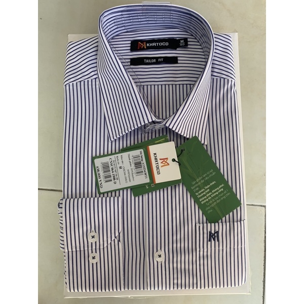 áo sơ mi khatoco dài tay dáng xuông vạt bầu giá 438k giảm giá còn 190k | BigBuy360 - bigbuy360.vn