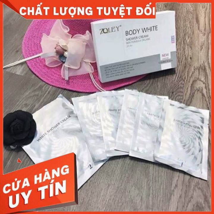 Tắm Trắng Zoley 6 Trong 1 -bật tông chong 30p-giúp da sáng mịn tức thì