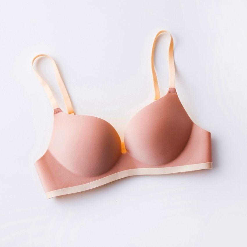 Áo ngực không gọng mút dày 2cm Cao Cấp su trơn siêu mềm mịn không đường may nâng ngực chống chảy xệ A729