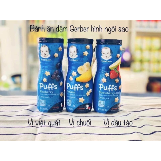 Bánh ăn dặm Gerber date 2022 mẫu mới