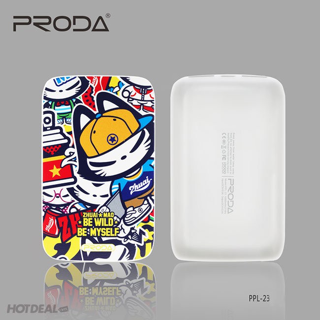 Pin Sạc Dự Phòng Remax Proda Color 10.000mAh Họa Tiết chính hãng