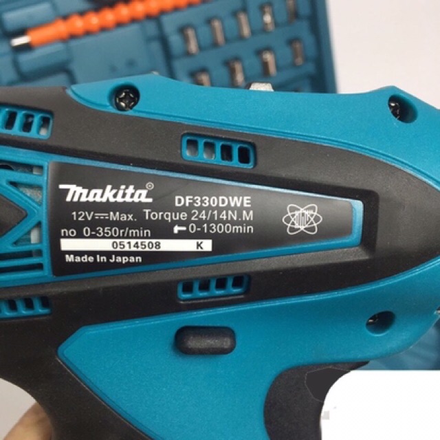 MÁY KHOAN PIN MAKITA 12V BẮT VÍT CÓ TỐC ĐỘ ĐẢO CHIỀU KÈM 27 CHI TIẾT