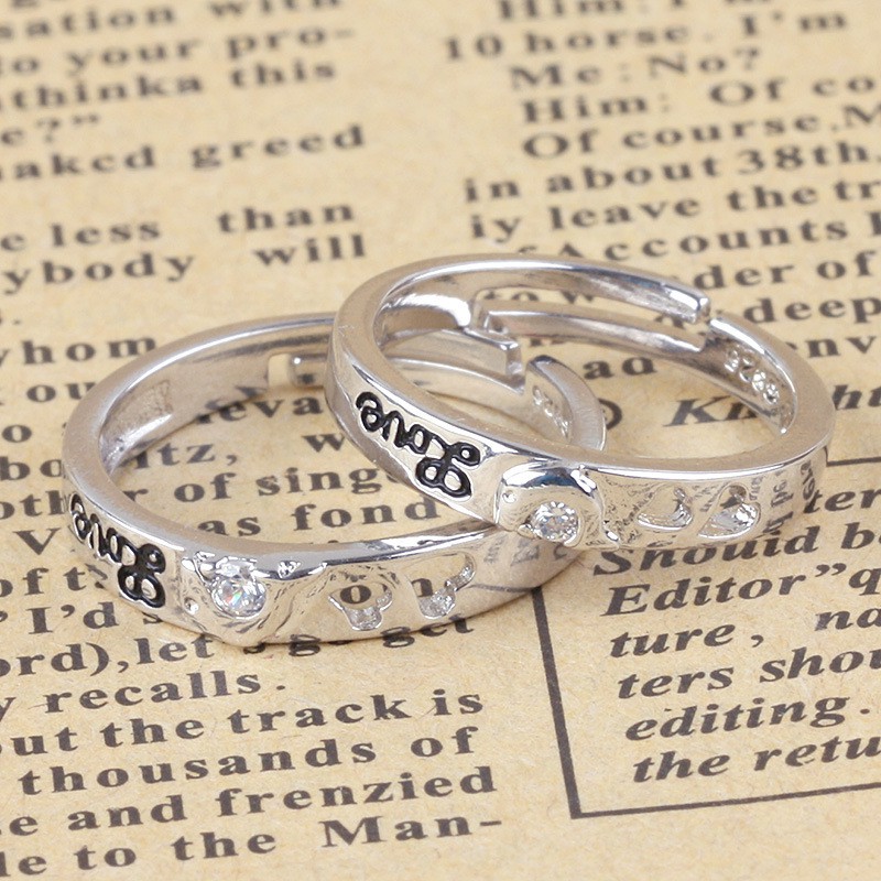 Nhẫn Cặp Nam, Nữ Phong Cách Hàn Quốc NC126