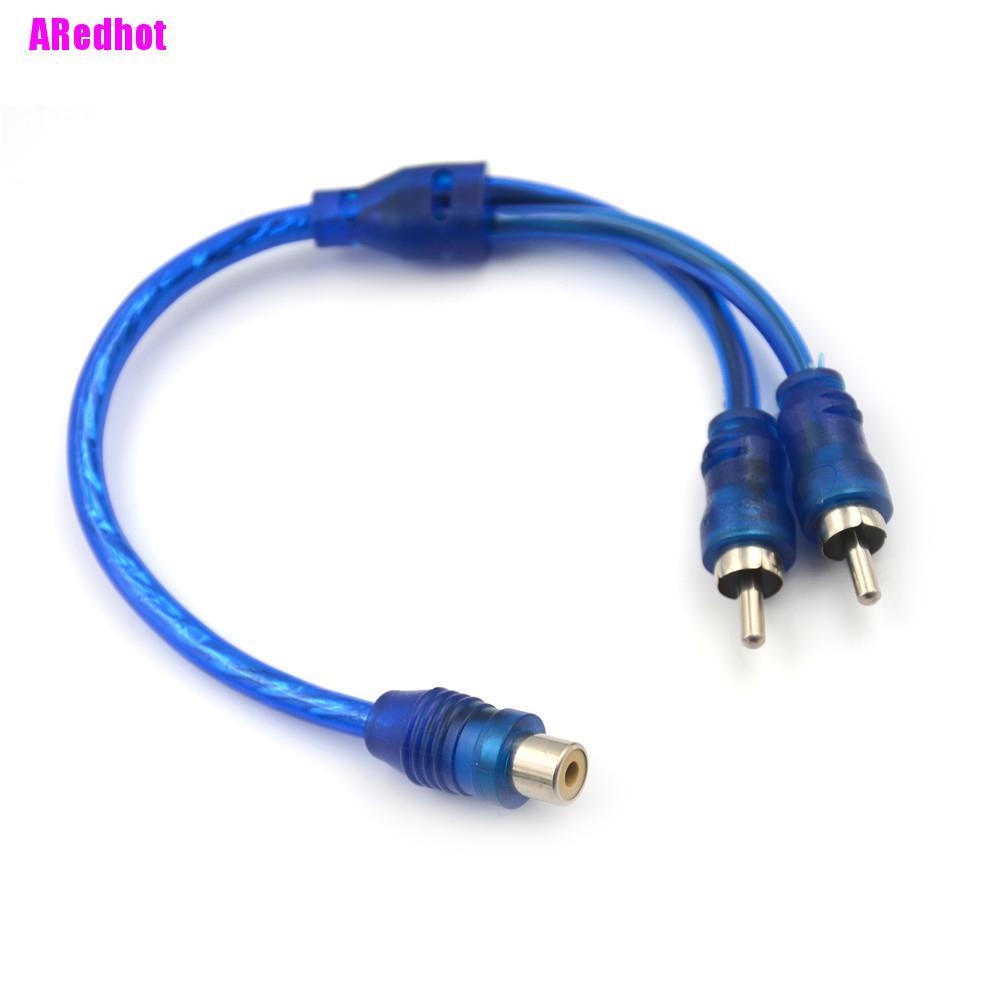 Dây Cáp Chuyển Đổi Âm Thanh Từ 1 Rca Female Sang 2 Male Y