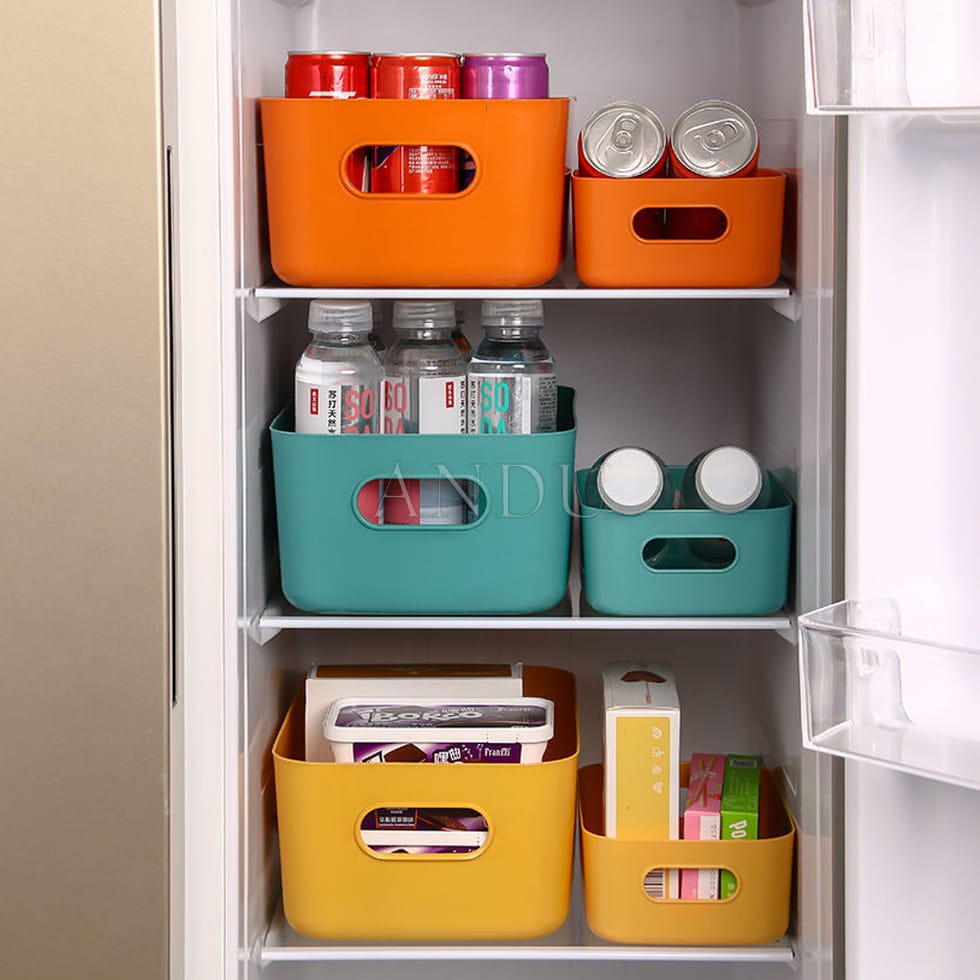 Hộp Đựng Đồ Bằng Nhựa Đa Năng Có Tay Cầm Nhiều Màu Tiện Dụng Cao Cấp