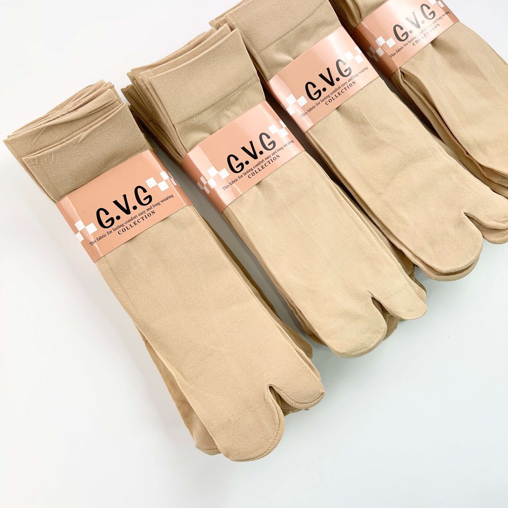 Sỉ 1 Đôi Tất nữ xỏ ngón chống nắng 🌏FREE SHIP🌎 Tất GVG - Vớ cổ cao da chân Vải cotton dày dặn, mềm mịn cực êm chân