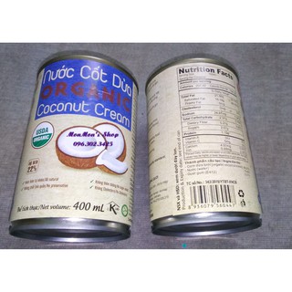 Nước cốt dừa hữu cơ Vietcoco 40o ml