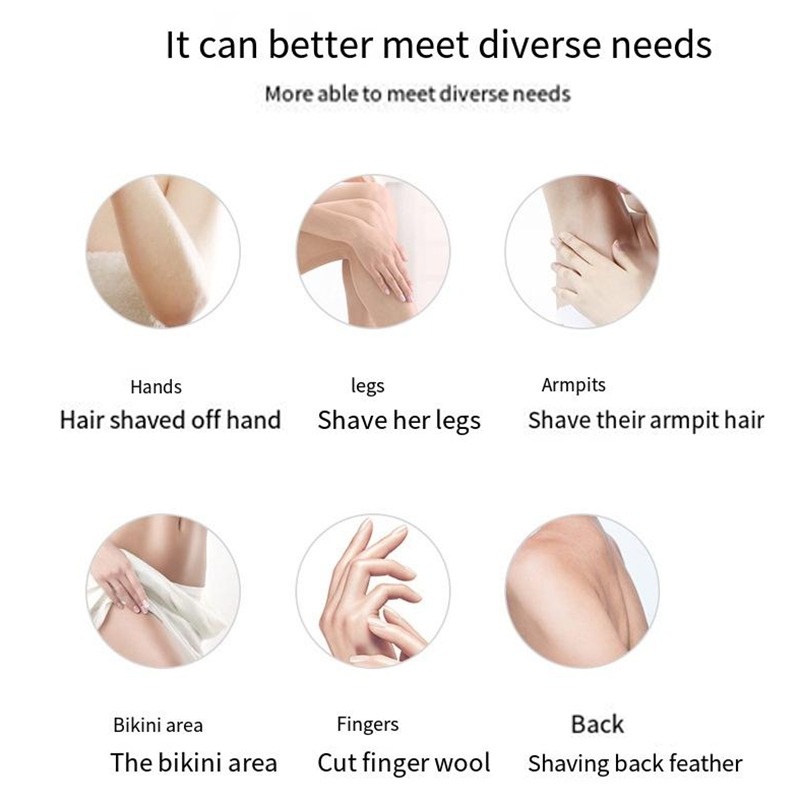 Dao cạo lông mày HLLR chuyên dụng trang điểm màu sắc ngẫu nhiên tiện lợi