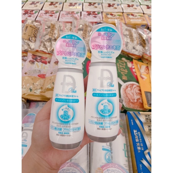 Dưỡng ẩm tạo bọt trắng da Atopia D