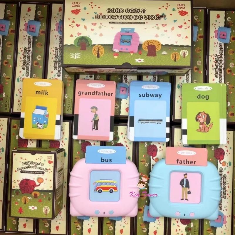 Máy đọc thẻ tiếng anh flashcard song ngữ Anh Việt cho bé loại 1 chính hãng
