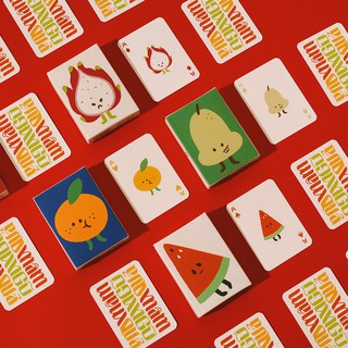 BỘ BÀI TÂY ACOHI "MÂM NGŨ QUẢ"