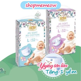 Tã Bỉm YIYING TÊN LỬA/HƠI THỞ BÔNG dán/quần nội địa trung size S72/M60/L52/XL44/XXL40