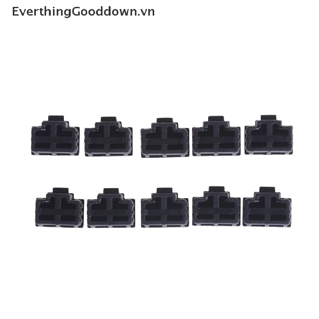 Set 10 Nắp Đậy Cổng Mạng Ethernet RJ45 Chống Bụi Màu Đen