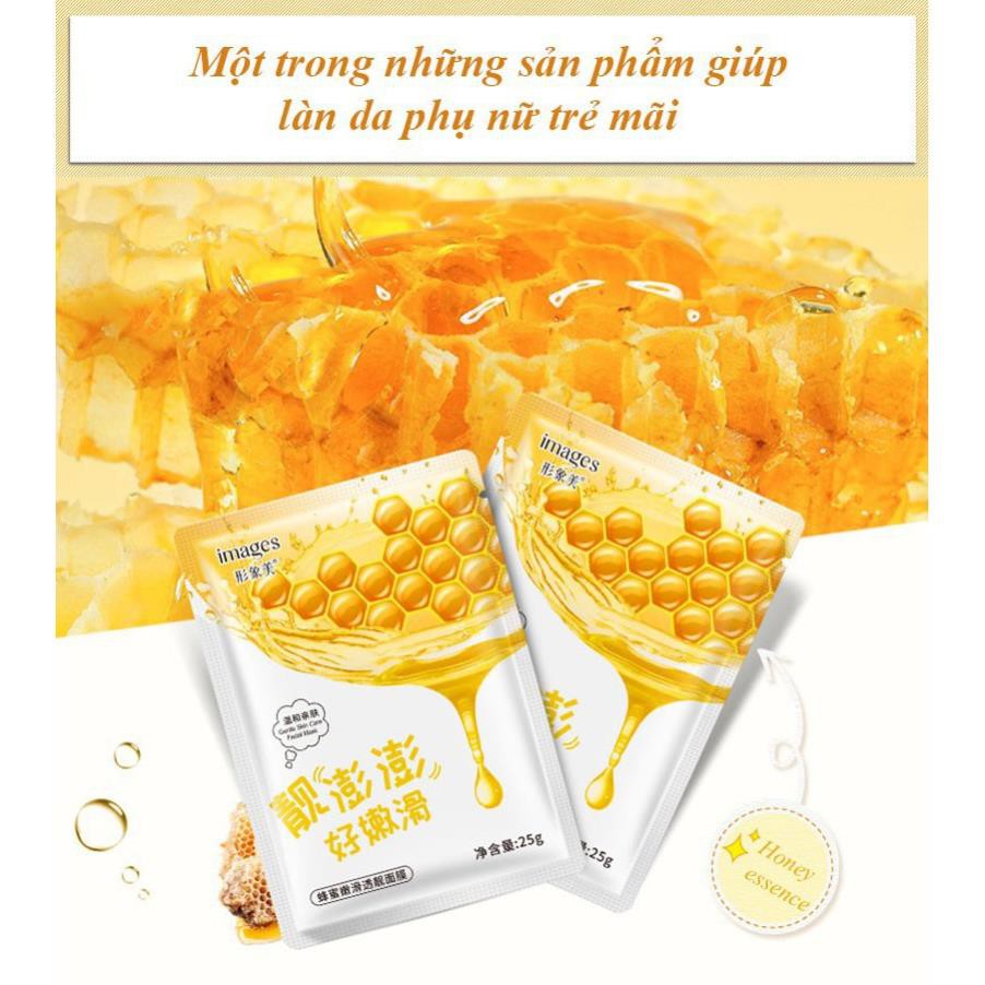 MS0048 Mặt nạ giấy dưỡng ẩm chống lão hóa Images chiết xuất mật ong mặt nạ nội địa Trung