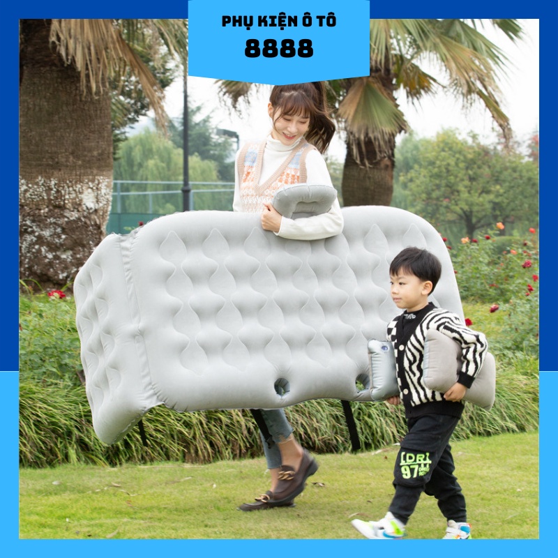 Nệm Hơi 8888 Bơm Tự Động 12V Bơm Cực Nhanh - Giường Hơi Phụ Kiện Ô Tô 8888 Bơm Tự Động 12V Bơm Cực Nhanh