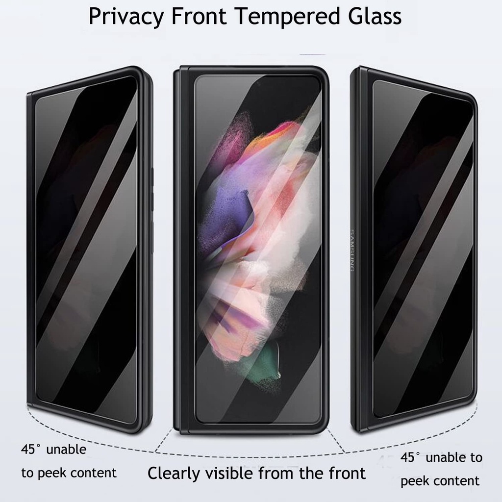 Kính cường lực bảo vệ toàn màn hình chống nhìn trộm cho Samsung Galaxy Z Fold4 5G Z Fold 3